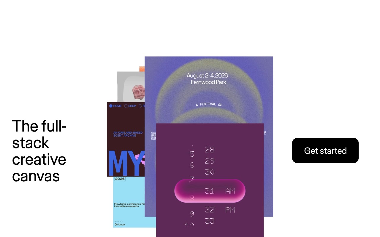 Figma homepage screenshot