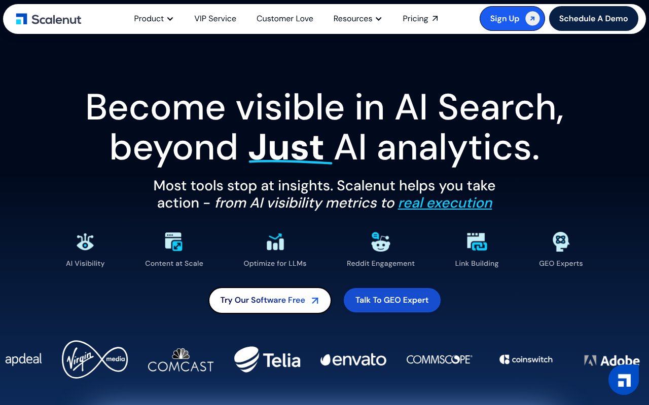 Scalenut homepage screenshot