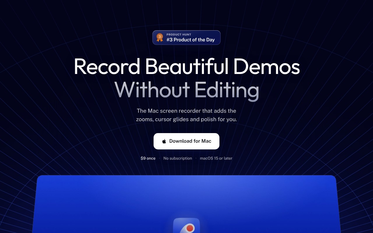 Smooth Recorder homepage screenshot