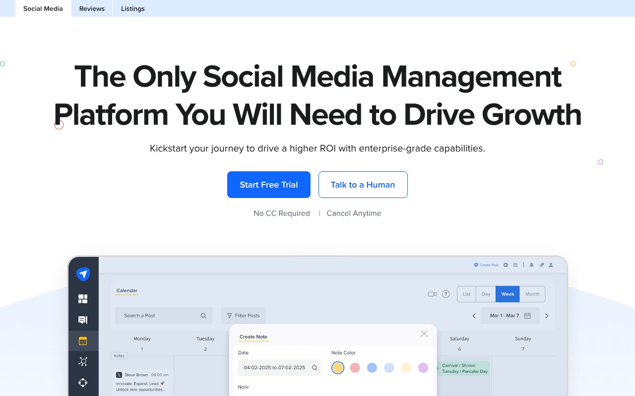 SocialPilot homepage screenshot