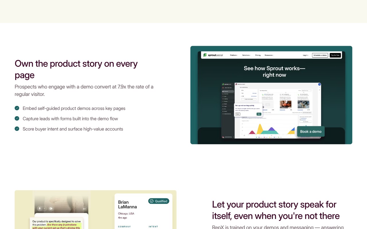 Storylane features screenshot